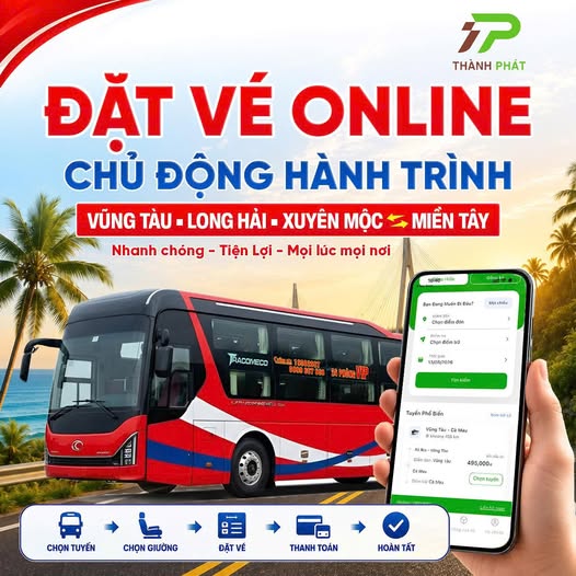 ĐẶT VÉ ONLINE – CHỦ ĐỘNG MỌI HÀNH TRÌNH 💛